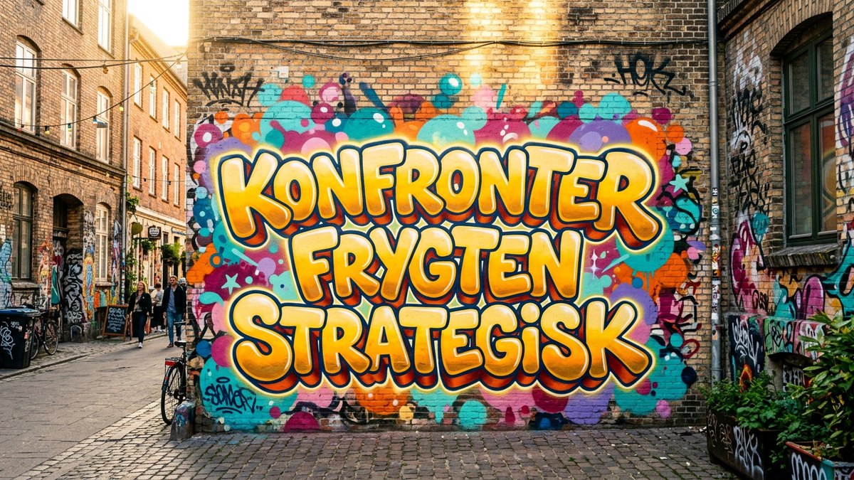 Konfronter frygten strategisk